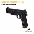Umarex Elite Force 1911 TAC 6mm airsoft - Etuviistosta oikealta - Pistoolit ja -revolverit - 4000844558701 - 2