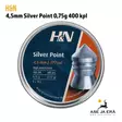 4,5mm H&N Silver Point 0,75g 400 kpl - Yleiskuva - 4,5 mm ilmakivääriluodit - 4047058022611 - 1