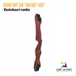 Core Hit 24" RH 66"-68" vastakaari runko - edestä - Vastakaarijousen rungot - 6017410416431 - 4