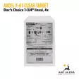 Axcel X-41 Clear Target Doc's Choice 1-3/4" linssi jousitähtäimeen 4x, myyntipakkaus takakansi EAN - Tähtäimen osat ja tarvikkeet - 611254100691 - 6