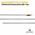 Avalon Carbon Tyro 4.2 Feather 600 nuoli luonnonsulalla, 1 kpl - yleiskuva - Hiilikuitunuolet - A0870221 - 1