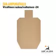 SRA yläneliöllä Virallinen ampumataulu ruskea puoli - SRA taulut - ET-235100-1 - 1