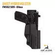 Ghost Hybrid holster FN502 509 oikea - Yleiskuva ase kotelossa - IPSC kotelot - SGHD161 - 1