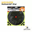 Alces Splatter maalitaulu 8x8" 10 kpl - Ampumataulut - 7340143710071 - 4
