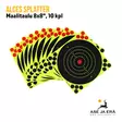 Alces Splatter maalitaulu 8x8" 10 kpl - Ampumataulut - 7340143710071 - 3