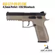 ASG CZ P-09 DT FDE CO2 4,5mm pellet ilmapistooli - Ilma-aseluoti ilmapistoolit - 5707843064651 - 1