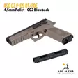 ASG CZ P-09 DT FDE CO2 4,5mm pellet ilmapistooli - Ilma-aseluoti ilmapistoolit - 5707843064651 - 18