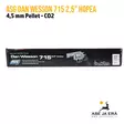 ASG Dan Wesson 715 2,5" 4,5 mm CO2 ilma-ase revolveri - myyntipakkauksen sivu EAN näkyvissä - Ilma-aseluoti ilmapistoolit - 5707843067881 - 19