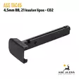 ASG TAC45 CO2 lipas 4,5mm BB 21 kuulaa - Vaakakuva lippaan pohja näkyvissä - ASG Lippaat - 5707843060301 - 10