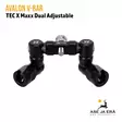Avalon V-Bars Tec X Maxx Dual Adj. Quick Detach 5/16" musta -  Edestä - V-Barit - A045491 - 4