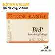 B&P F2 Long Range 20/70 28g - 20 kaliiperin patruunat - 8033109434041 - 1
