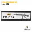 Cyma M4 Carbine RIS AEG airsoft-kivääri - Kiväärit - CM631 - 13