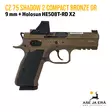 CZ 75 Shadow 2 Compact Bronze 9x19 pistooli + Holosan punapistetähtäin - Pistoolit - 0434-0743-PL240311 - 5