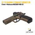 CZ 75 Shadow 2 Compact Bronze 9x19 pistooli + Holosan punapistetähtäin - Pistoolit - 0434-0743-PL240311 - 9