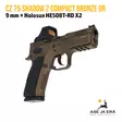 CZ 75 Shadow 2 Compact Bronze 9x19 pistooli + Holosan punapistetähtäin - Pistoolit - 0434-0743-PL240311 - 6