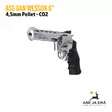 Dan Wesson 6 '' 4,5 mm pellet, Hopea CO2 ilma-ase revolveri - Ilma-aseluoti ilmapistoolit - 5707843055161 - 3