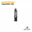 Dan Wesson 6 '' 4,5 mm pellet, Hopea CO2 ilma-ase revolveri - Ilma-aseluoti ilmapistoolit - 5707843055161 - 4