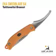 EKA SwedBlade G4 taittopuukko oranssi kydex tuppi - avausterä esillä oikealta - Taittoveitset - 7391537337381 - 20