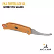 EKA SwedBlade G4 taittopuukko oranssi kydex tuppi - avausterä oikealta - Taittoveitset - 7391537337381 - 23