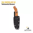 EKA SwedBlade G4 taittopuukko oranssi kydex tuppi - veitsi tupessa oikealta - Taittoveitset - 7391537337381 - 24