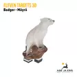 Eleven Targets 3D-taulu Mäyrä - 3D-eläintaulut - 8717974180691 - 8