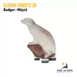 Eleven Targets 3D-taulu Mäyrä - 3D-eläintaulut - 8717974180691 - 2