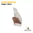 Eleven Targets 3D-taulu Mäyrä - 3D-eläintaulut - 8717974180691 - 10