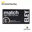 Eley Match Pistol .22lr 40 gr pienoispistoolipatruuna - 22 LR patruunat - 650911011901 - 2