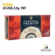 Federal Premium 22-250 Rem TNT Green 2,8g kiväärinpatruuna - Muut kaliiperit - 029465099671 - 6