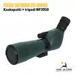 Focus Outdoor 20-60x60 kaukoputki linssinsuoja paikoillaan - Valmiit kaukoputket - 7391879050511 - 9
