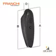 Franchi Affinity III haulikon perälevy 12GA Small - Kumiperälevyt - G0696701 - 2