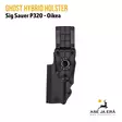 Ghost Hybrid holster Sig Sauer P320  oikeakätinen - Yleiskuva edestäpäin - IPSC kotelot - SGHD01 - 26