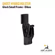 Ghost Hybrid holster Glock oikeakätinen - Takapuolelta takaviistosta - IPSC kotelot - SGHD01 - 8