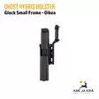 Ghost Hybrid holster Glock oikeakätinen - Edestä asekotelossa - IPSC kotelot - SGHD01 - 3