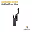 Ghost Hybrid holster Glock oikeakätinen - Edestä ilman asetta - IPSC kotelot - SGHD01 - 5