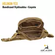 Helikon Bandicoot Vyölaukku Coyote - Yksityiskohta taskub vetoketju hieman avoinna - Reput ja laukut - 5908218713451 - 7