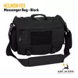 Helikon-Tex Messenger Bag laukku musta edestä - Reput ja laukut - 5902688040031 - 1