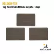 Helikon Tag Patch 60x40mm, coyote 3kpl - asetalma  - Muut asusteet - 5902688037871 - 7