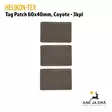Helikon Tag Patch 60x40mm, coyote 3kpl - Yleiskuva - Muut asusteet - 5902688037871 - 2