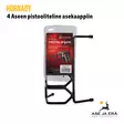 Hornady 4 aseen pistooliteline asekaappiin - Asetelineet ja muut tarvikkeet - 090255958201 - 6