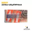 Hornady Superformance Match® 223 Rem 4,86g BTHP kiväärinpatruuna - 223 kaliiperi - 090255802641 - 6