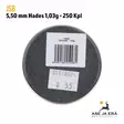 JSB Hades 5,50 ilma-aseluoti 1,03 g 250 kpl rasia - 5,5 mm luodit - 8594180450981 - 6