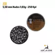 JSB Hades 5,50 ilma-aseluoti 1,03 g 250 kpl rasia - 5,5 mm luodit - 8594180450981 - 3