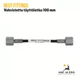 Microbore kevlar vahvistettu täyttöletku 100 mm - Adapterit ja liitäntäsarjat - 05H3MB01 - 3