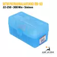 MTM RM-50 22-250-308Win patruunalaatikko 50 patruunalle, Flip-Top Sininen - yläviistosta - Kiväärin patruunoille - 026057213101 - 10