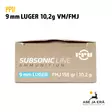 PPU 9 mm Para Subsonic 10,2g FMJ pistoolipatruuna - 9mm pistoolin patruunat - 8605003810131 - 4