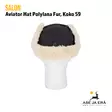 Salon Aviator Hat Polylana Fur, 59 - Metsästyshatut - 6419647042191 - 1