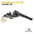 Schofield 6" 4,5 mm CO2 BB ilma-ase revolveri - piippu taitettuna, rulla ja luodit näkyvissä - BB kuula ilmapistoolit - 5707843072311 - 9