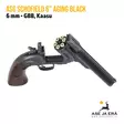 Schofield 6" 6 mm CO2 airsoft revolveri - piippu taitettuna, rulla ja luodit näkyvissä - Pistoolit ja -revolverit - 5707843078771 - 10