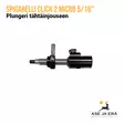 Spigarelli Button Click 2 Micro Adjustable 5/16" plungeri - Plungerit | Joustotallat - 8000000004871 - 2